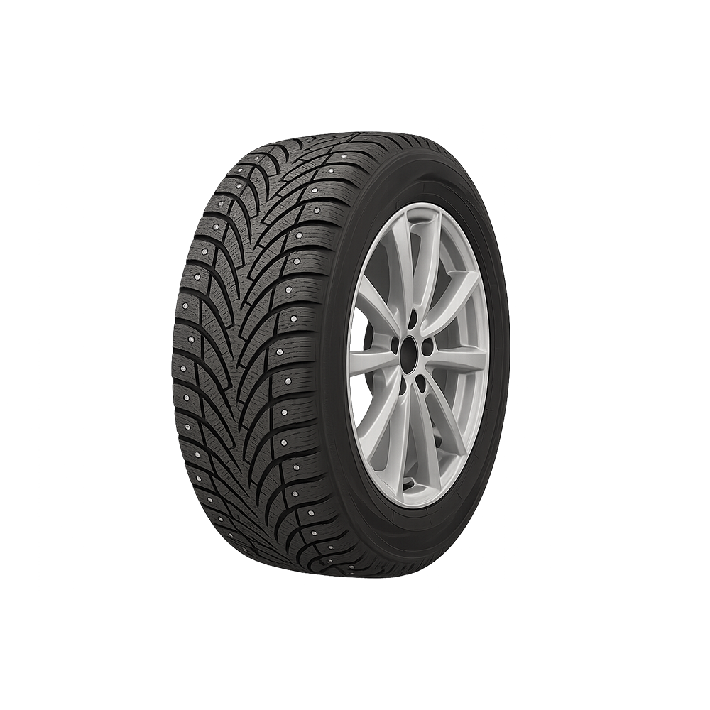 Studded winter tires